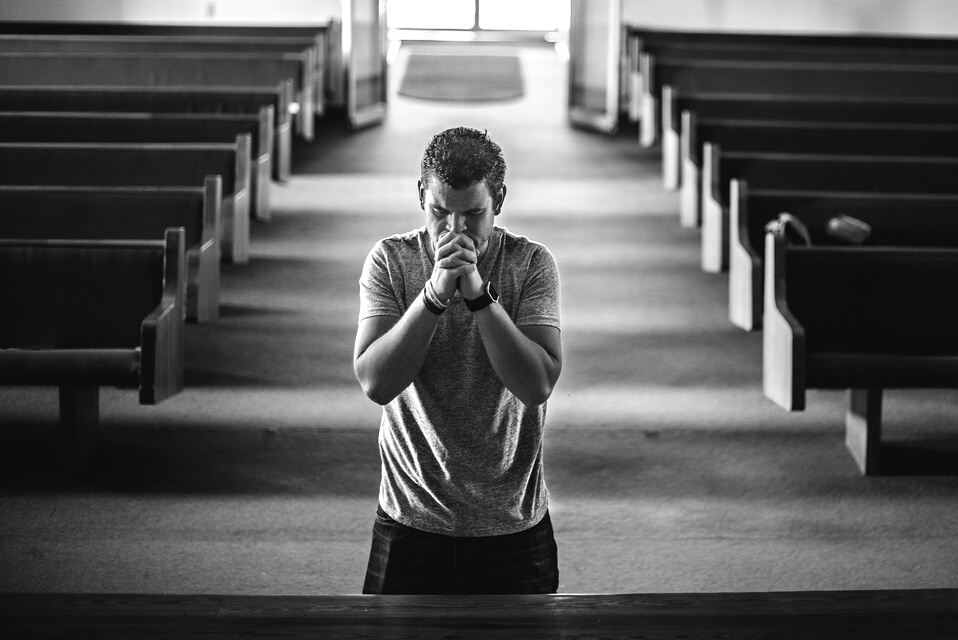 A Man Praying